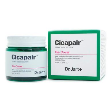 Регенерирующий CC крем-антистресс для коррекции цвета лица Dr. Jart+ Cicapair Re-Cover SPF 30 50 мл - основное фото