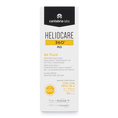 Сонцезахисний крем-флюїд проти актиничного кератозу Cantabria Labs Heliocare 360 ​​MD AK Fluid Sunscreen SPF 100+ 50 мл - основне фото