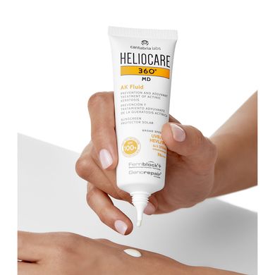 Сонцезахисний крем-флюїд проти актиничного кератозу Cantabria Labs Heliocare 360 ​​MD AK Fluid Sunscreen SPF 100+ 50 мл - основне фото