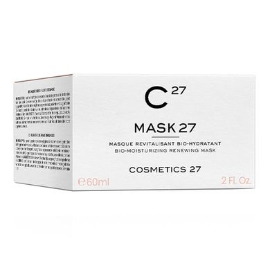 Зволожувальна відновлювальна біо-маска COSMETICS 27 MASK 27 Bio-Moisturizing Renewing Mask 60 мл - основне фото