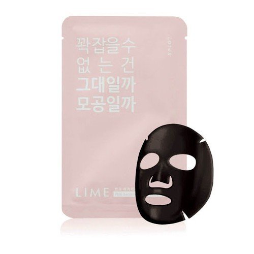 Тканевая маска для сужения пор LIME Pink Recovery Mask Pore Solution 25 мл - основное фото