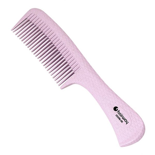 Розовый гребешок для волос Hairway Haircomb Organica 05096-06 - основное фото