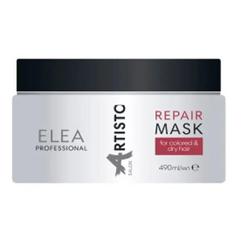 Відновлювальна маска для фарбованого волосся Elea Professional Artisto Salon Repair Mask For Coloured And Dry Hair 490 мл - основне фото
