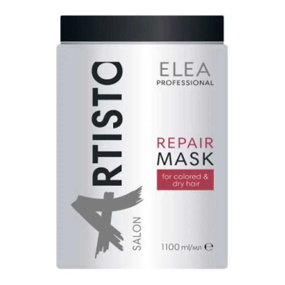 Відновлювальна маска для пофарбованого волосся Elea Professional Artisto Salon Repair Mask For Coloured And Dry Hair 1100 мл - основне фото