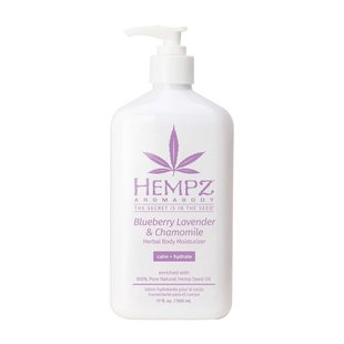 Молочко для тіла Лаванда-ромашка HEMPZ AromaBody Blueberry Lavender & Chamomile Herbal Body Moisturizer 500 мл - основне фото