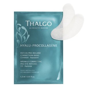 Патчи для разглаживания кожи вокруг глаз THALGO Wrinkle Correcting Eye Pro Patches 8x1,5 мл - основное фото