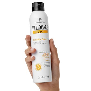 Солнцезащитный невидимый спрей для тела Cantabria Labs Heliocare 360º Invisible Spray SPF 50 200 мл - основное фото