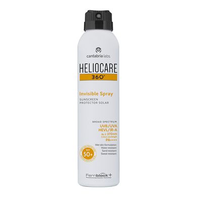 Солнцезащитный невидимый спрей для тела Cantabria Labs Heliocare 360º Invisible Spray SPF 50 200 мл - основное фото