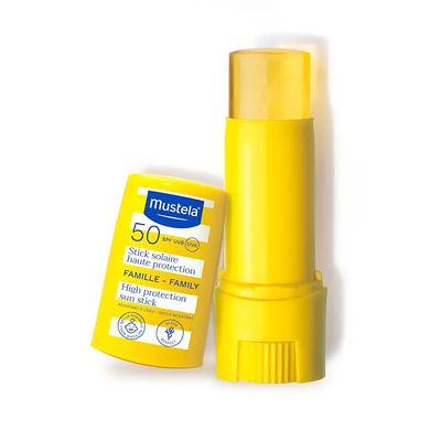 Солнцезащитный стик для детей Mustela Family Sun Stick SPF 50 9 мл - основное фото