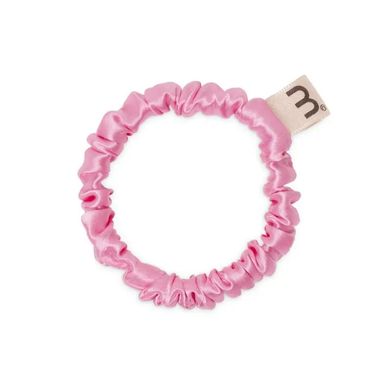 Тонкая ярко-розовая резинка для волос из натурального шёлка Mon Mou Silk Hair Band Electric Bright Pink 1 шт - основное фото