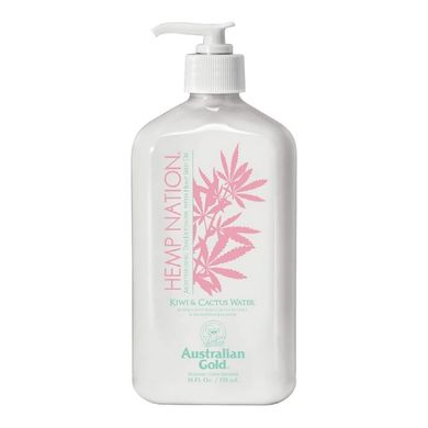 Увлажняющий лосьон для продления загара Australian Gold Hemp Nation Kiwi & Cactus Water Tan Extender 535 мл - основное фото