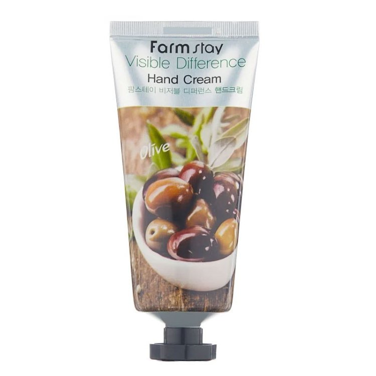Питательный крем для рук с экстрактом оливы Farmstay Visible Difference Olive Hand Cream 50 мл - основное фото