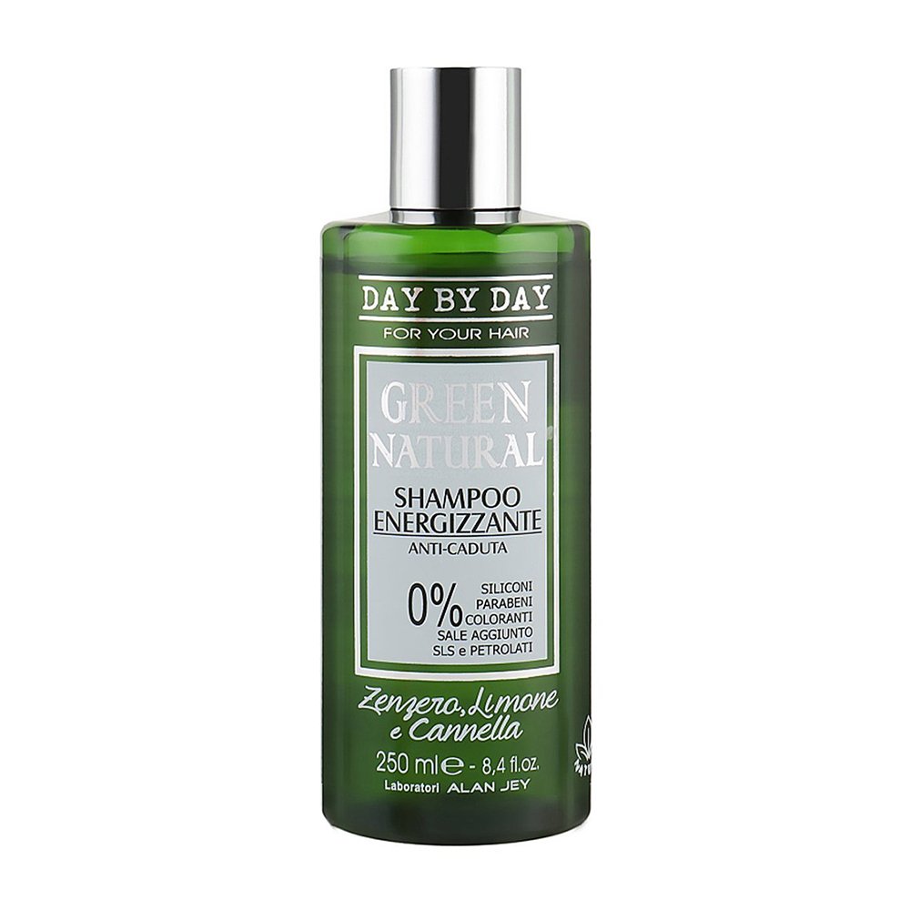 Энергетический шампунь против выпадения волос Alan Jey Green Natural Shampoo Energizzante 250 мл - основное фото