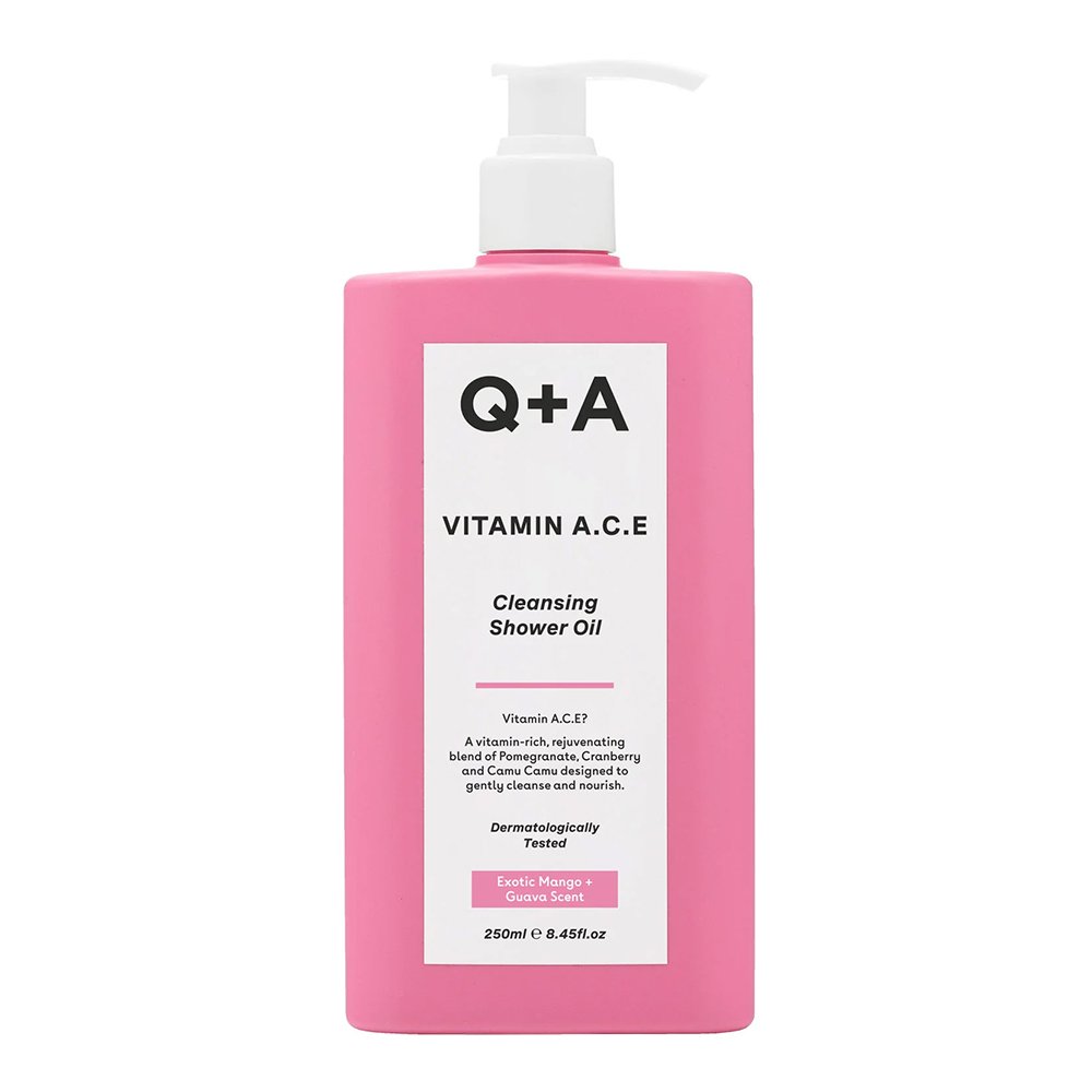 Очищающее витаминизированное масло для душа Q+A Vitamin A.C.E Cleansing Shower Oil 250 мл - основное фото