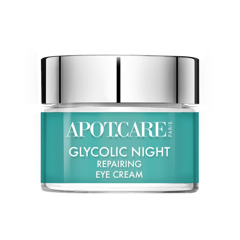 Восстанавливающий ночной крем для век Apot.Care Glycolic Night Eye Cream 15 мл - основное фото