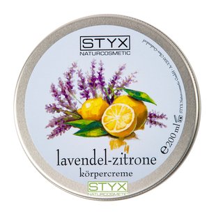 Крем для тела «Лаванда-Лимон» STYX Naturcosmetic Kunst der Korperpflege Lavender Lemon Body Cream 200 мл - основное фото