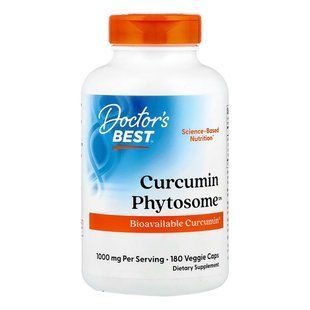 Куркумін фітосомальний Doctor's Best Curcumin Phytosome 500 mg 180 шт - основне фото