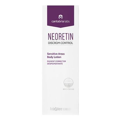 Депигментирующий лосьон для чувствительных участков тела Cantabria Labs Neoretin Discrom Control Sensitive Areas Body Lotion 100 мл - основное фото