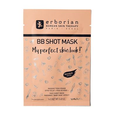 Тканинна маска для обличчя Erborian BB Shot Mask 14 г - основне фото