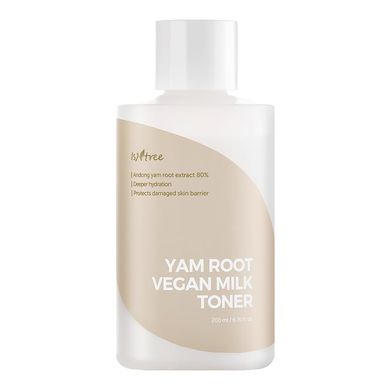 Увлажняющий тонер с корнем дикого ямса Isntree Yam Root Vegan Milk Toner 200 мл - основное фото