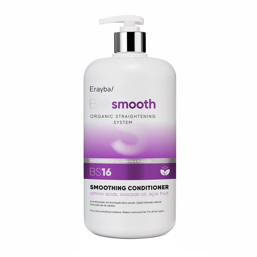 Разглаживающий кондиционер для волос Erayba Bio Smooth Organic Straightener System BS16 Smoothing Conditioner 1000 мл - основное фото