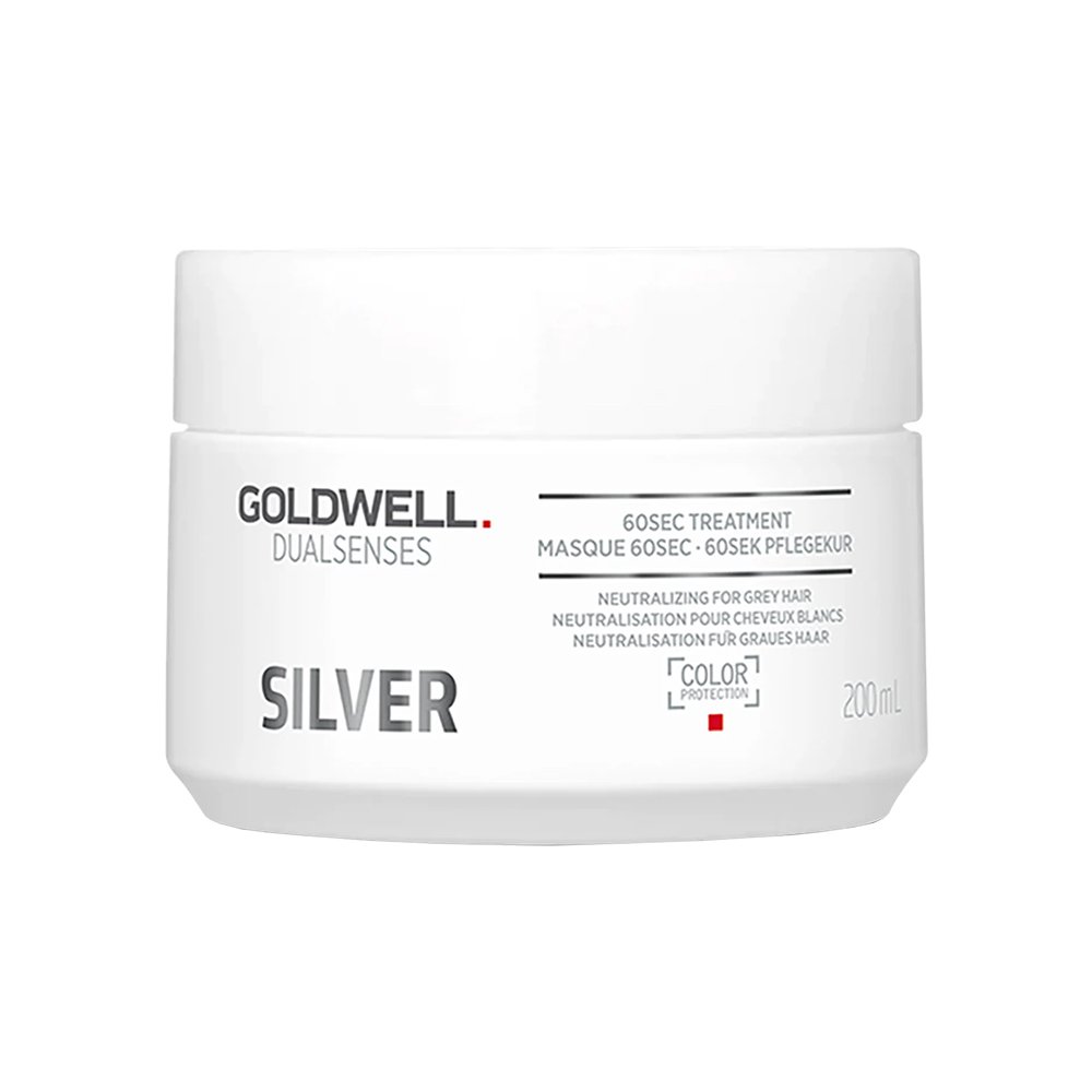 Маска для светлых и седых волос 60 секунд Goldwell Dualsenses Silver 60sec Treatment 200 мл - основное фото