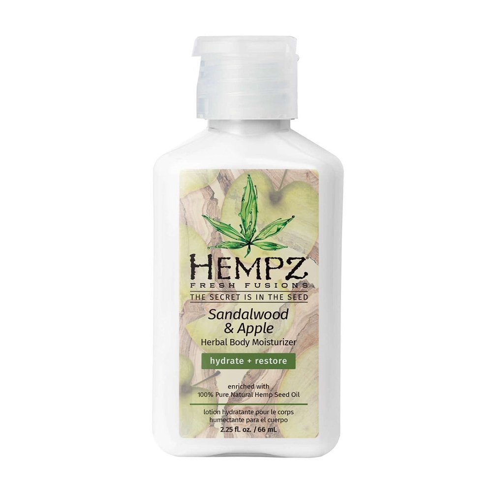 Молочко для тіла «Сандал-Яблуко» HEMPZ Fresh Fusions Sandalwood & Apple Herbal Body Moisturizer 65 мл - основне фото