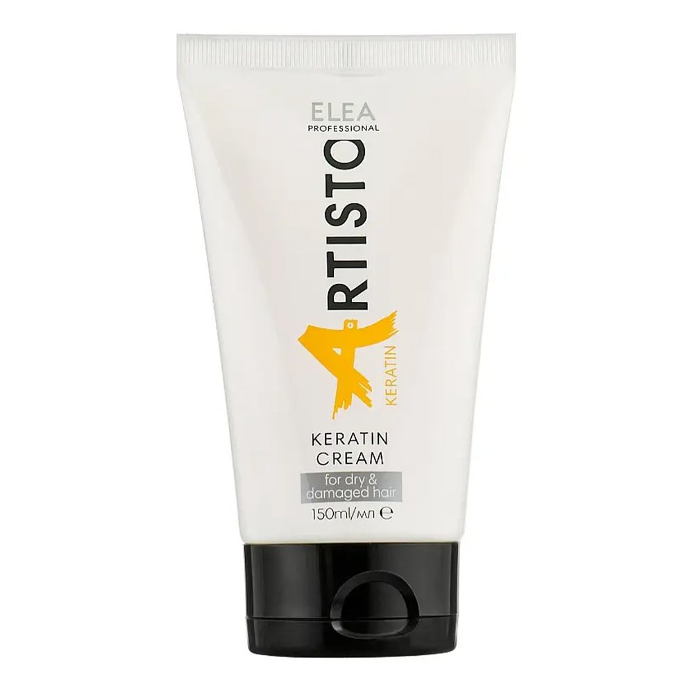 Восстанавливающий крем для сухих и повреждённых волос с кератином Elea Professional Artisto Keratin Cream 150 мл - основное фото