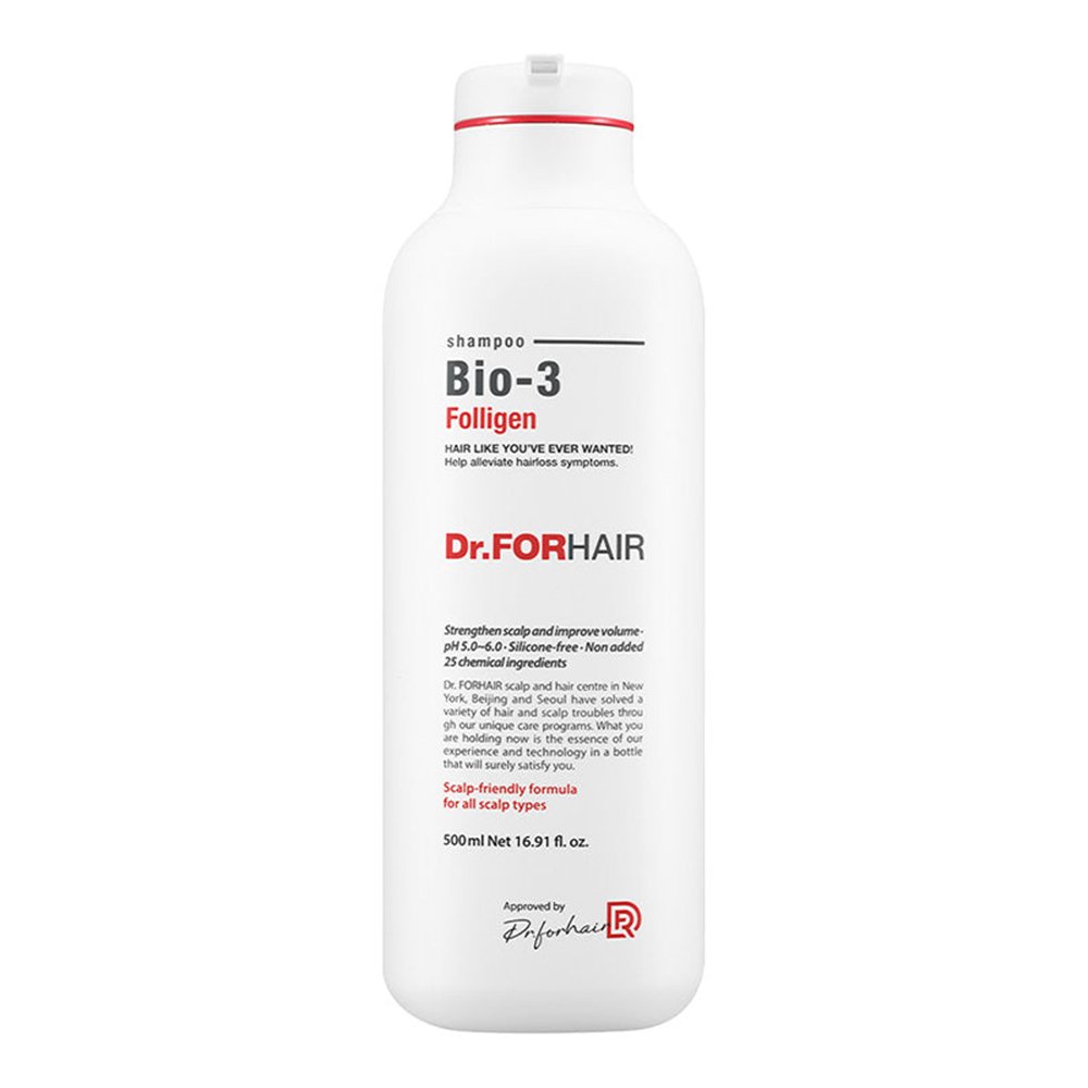 Восстанавливающий шампунь против выпадения волос Dr. FORHAIR Folligen BIO 3 Shampoo 500 мл - основное фото
