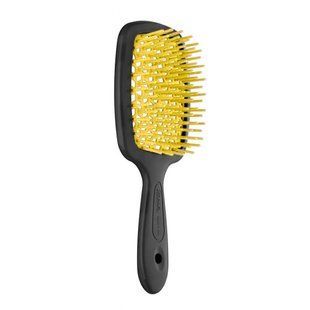 Чорно-жовта прямокутна щітка для волосся Janeke Superbrush The Original 71SP226 GIA - основне фото