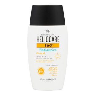 Мінеральний сонцезахисний гель-крем для дітей Cantabria Labs Heliocare 360º Pediatrics Mineral SPF 50+ 50 мл - основне фото