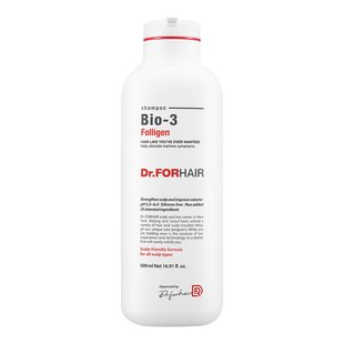 Восстанавливающий шампунь против выпадения волос Dr. FORHAIR Folligen BIO 3 Shampoo 500 мл - основное фото