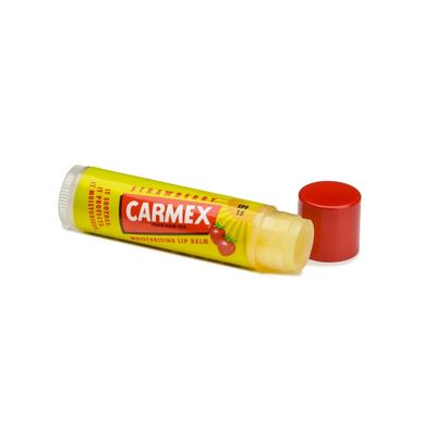 Бальзам для губ со вкусом клубники Carmex Click Stick Strawberry SPF 15 стик 4,25 г - основное фото
