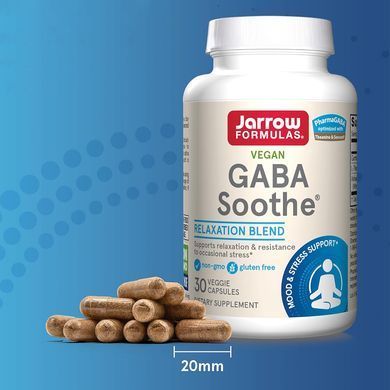 ГАМК Jarrow Formulas GABA Soothe 30 шт - основне фото