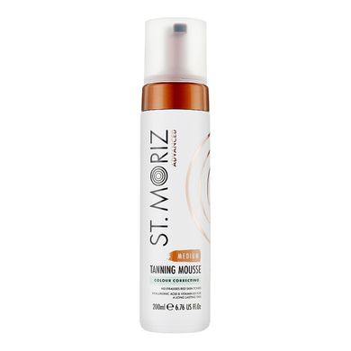 Мус-автозасмага для середнього відтінку шкіри St. Moriz Advanced Colour Correcting Tanning Mousse Medium 200 мл - основне фото