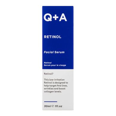 Нічна сироватка для обличчя з ретинолом Q+A Retinol Facial Serum 30 мл - основне фото