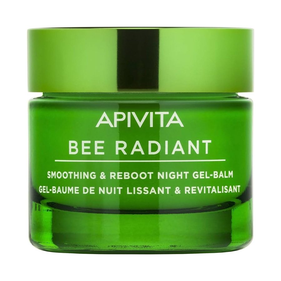 Нічний гель-бальзам для розгладження та відновлення шкіри Apivita Bee Radiant Smoothing & Reboot Night Gel-Balm 50 мл - основне фото