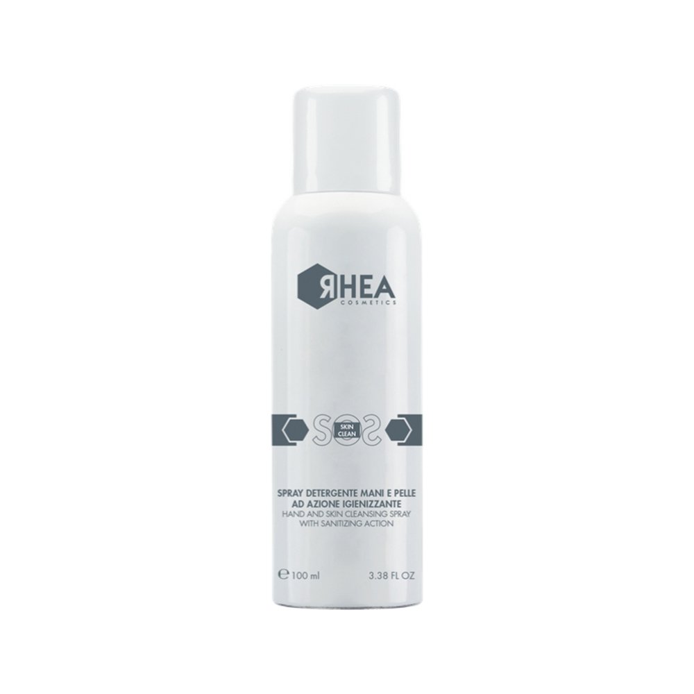 Очищающий спрей-санитайзер для рук/кожи Rhea Cosmetics SOS SkinClean Hand And Skin Cleancing Spray 100 мл - основное фото