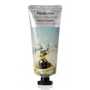 Крем для рук з екстрактом чорних перлів FarmStay Visible Difference Hand Cream Black Pearl - основне фото