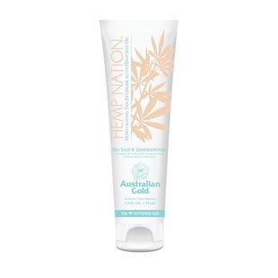 Увлажняющий лосьон для продления загара Australian Gold Hemp Nation Sea Salt & Sandalwood Tan Extender 83 мл - основное фото