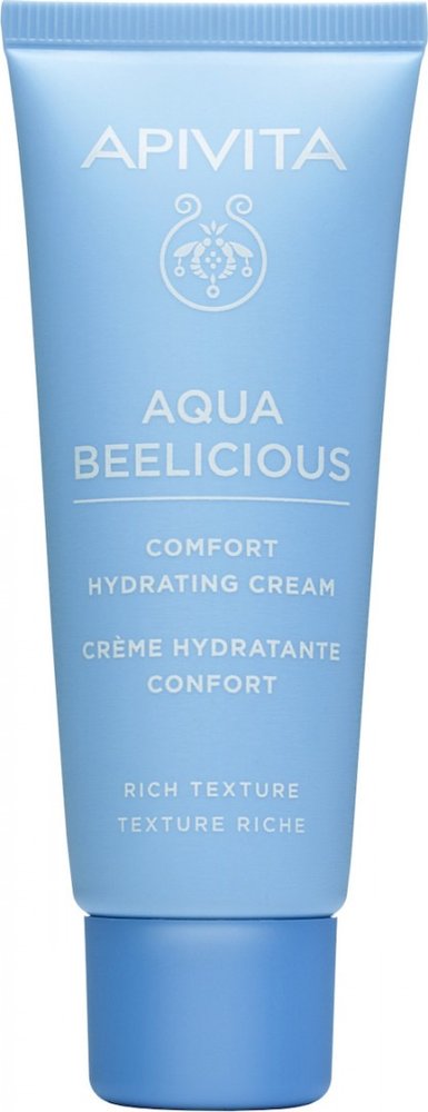 Увлажняющий крем для лица насыщенной текстуры Apivita Aqua Beelicious Comfort Hydrating Cream Rich Texture 40 мл - основное фото
