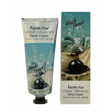 Крем для рук с экстрактом чёрного жемчуга Farmstay Visible Difference Hand Cream Black Pearl 50 мл - основное фото
