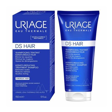 Лечебный кераторегулирующий шампунь Uriage DS Hair Kerato-Reducing Treatment Shampoo 150 мл - основное фото