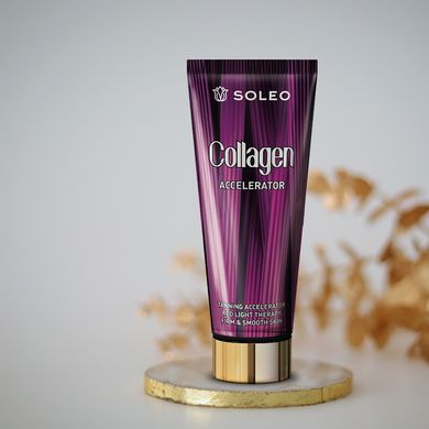 Лосьйон для прискорення засмаги в солярії з колагеном SOLEO Collagen Accelerator 200 мл - основне фото