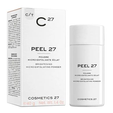 Освітлювальна відлущувальна пудра COSMETICS 27 PEEL 27 Brightening Micro-Exfoliating Powder 40 г - основне фото