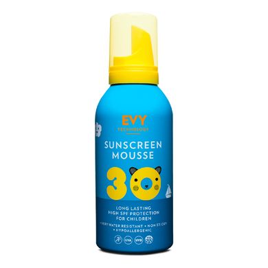 Солнцезащитный мусс для детей и младенцев EVY Technology Sunscreen Mousse Kids SPF 30 150 мл - основное фото