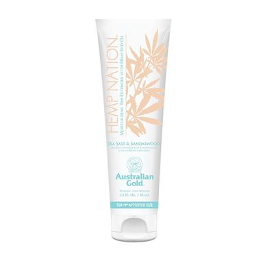 Увлажняющий лосьон для продления загара Australian Gold Hemp Nation Sea Salt & Sandalwood Tan Extender 83 мл - основное фото