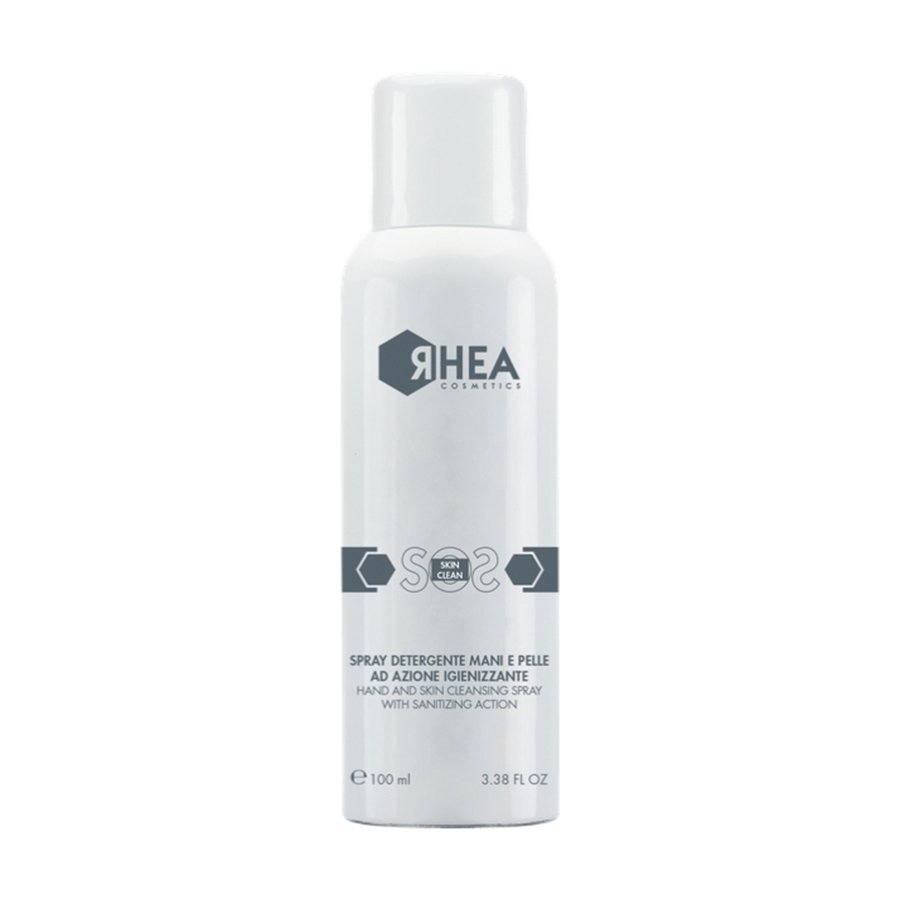 Очищающий спрей-санитайзер для рук/кожи Rhea Cosmetics SOS SkinClean Hand And Skin Cleancing Spray 100 мл - основное фото