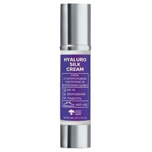 Крем з гіалуроновою кислотою та протеїнами шовку Green Pharm Cosmetic HyaluroSilk Cream SPF 15 50 мл - основне фото