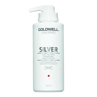 Маска для светлых и седых волос 60 секунд Goldwell Dualsenses Silver 60sec Treatment 500 мл - основное фото